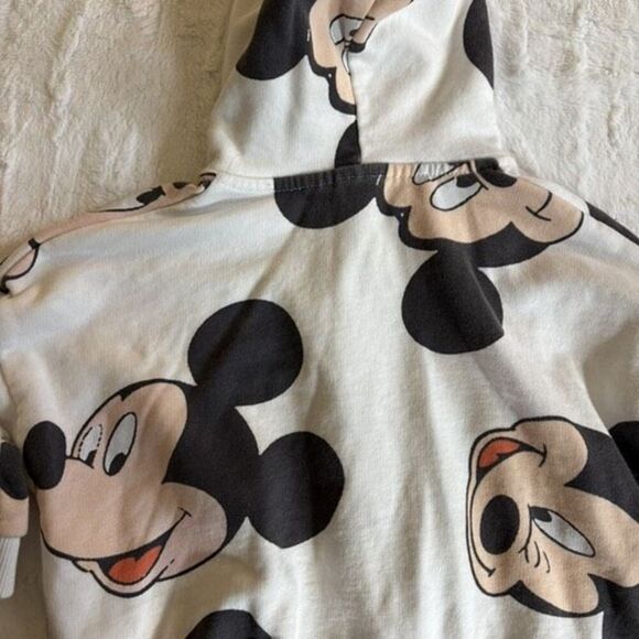 Zara Mickey Mouse Zip Up Sweater Size 2-3 Years - Picture 5 of 6